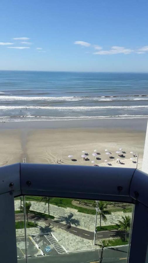 Belo Apartamento Com Vistas Para O Mar - Pe Na Areia - Churrasqueira Na Varanda Πράια Γκράντε Εξωτερικό φωτογραφία